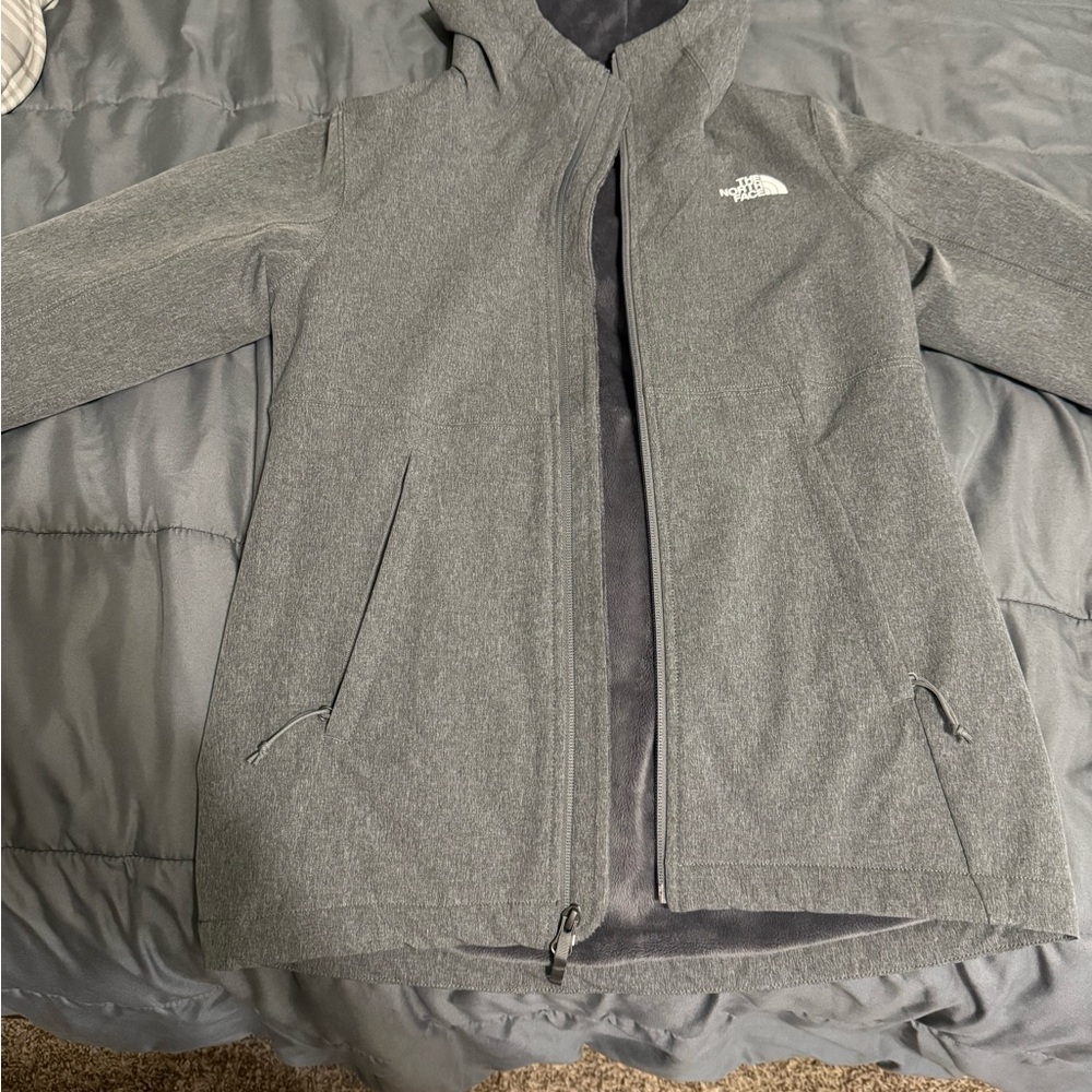 The North Face Gray Hooded Jacket